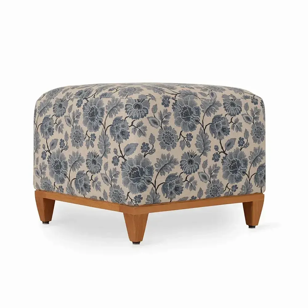 Poufs - Bluma - Pouf en teck - ALANKARAM