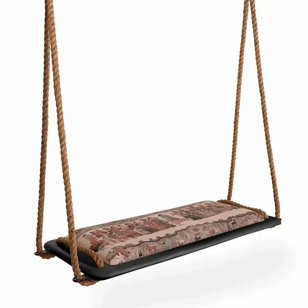 Jeux enfants - Alaia - Balançoire en bois massif - ALANKARAM