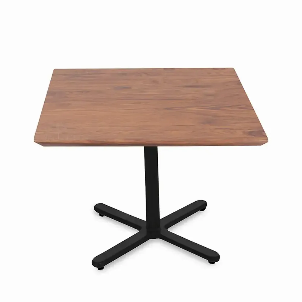 Other tables - Caato Square Wooden Top Cafe Table - ALANKARAM