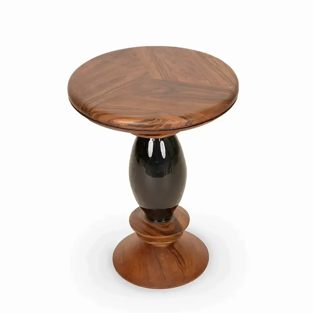 Other tables - Amondi - Teakwood Side Table - ALANKARAM