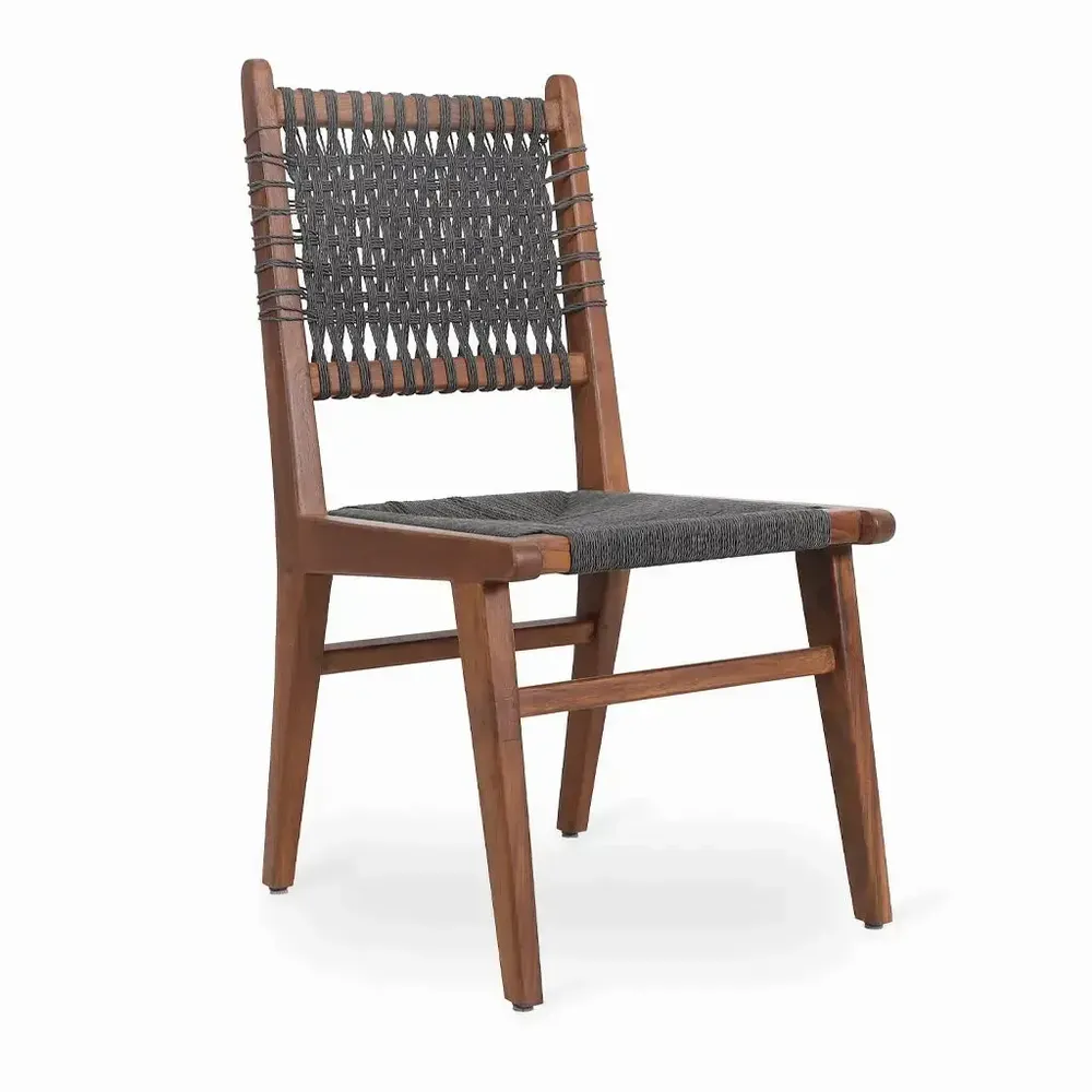 Chairs - Asandi - Teakwood with Full Cotton Rope - ALANKARAM