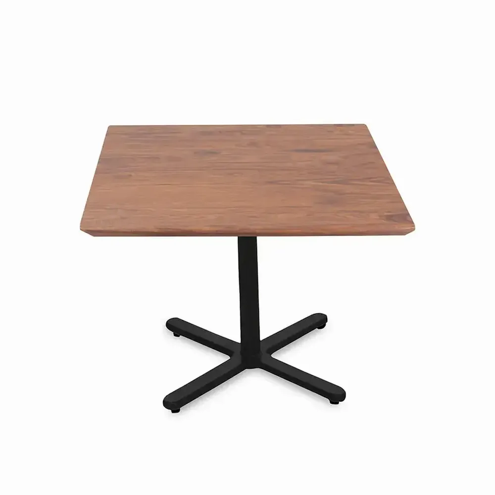 Desks - Caato - Square Wooden Top Open Office table - ALANKARAM