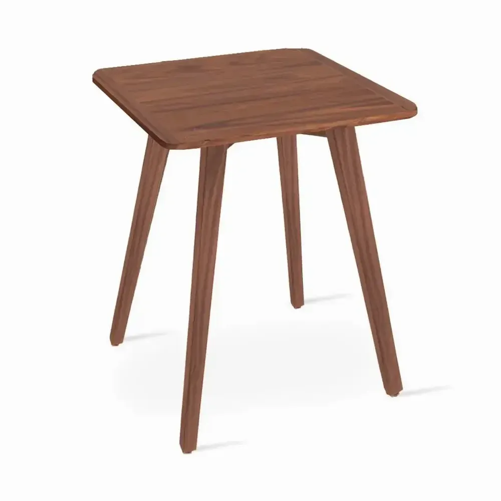 Other tables - Cheshi - Solidwood Cafe Table with Walunt Stain - ALANKARAM