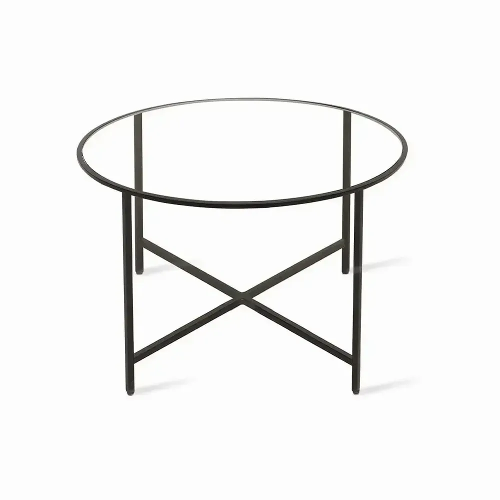 Other tables - Clarus - Glass Top Side Table - ALANKARAM