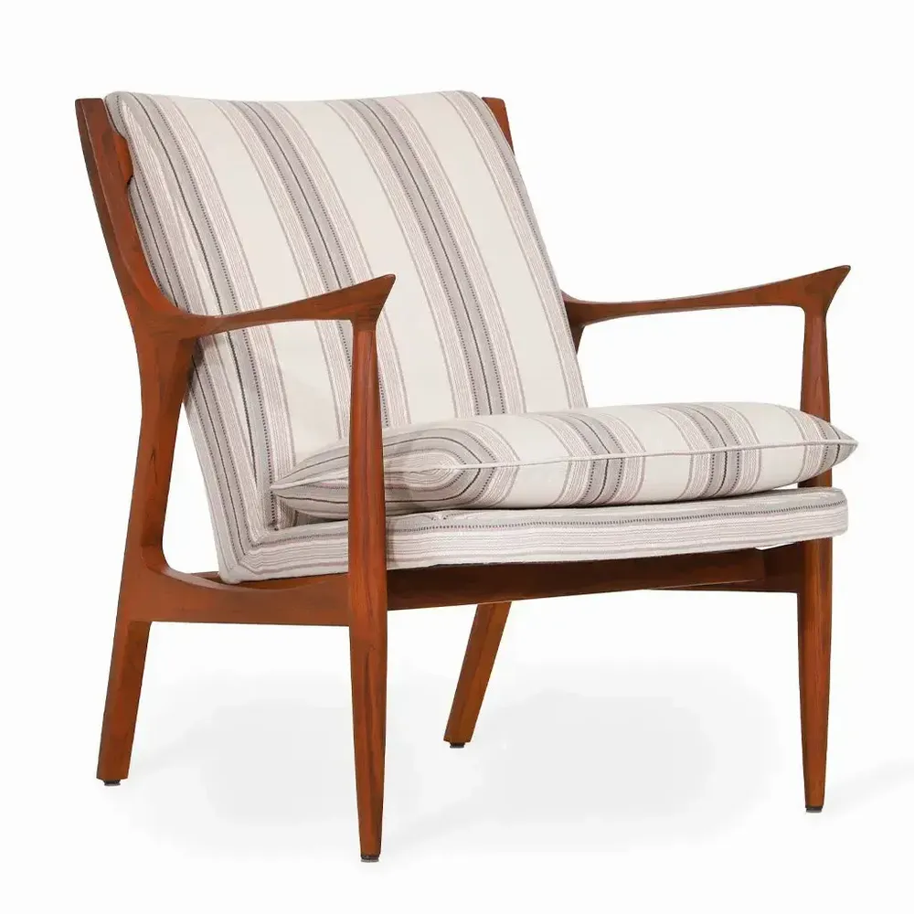 Chairs - Craff - Lounge Chair with Fabric - ALANKARAM