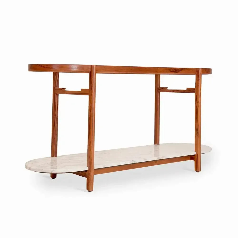 Consoles - Harmonie - Console avec verre et quartz - ALANKARAM