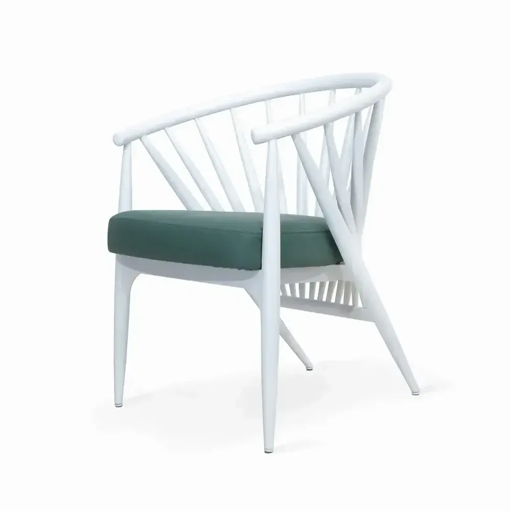 Children's bedrooms - Hloma - Solidwood Dining Chair With White PU - ALANKARAM