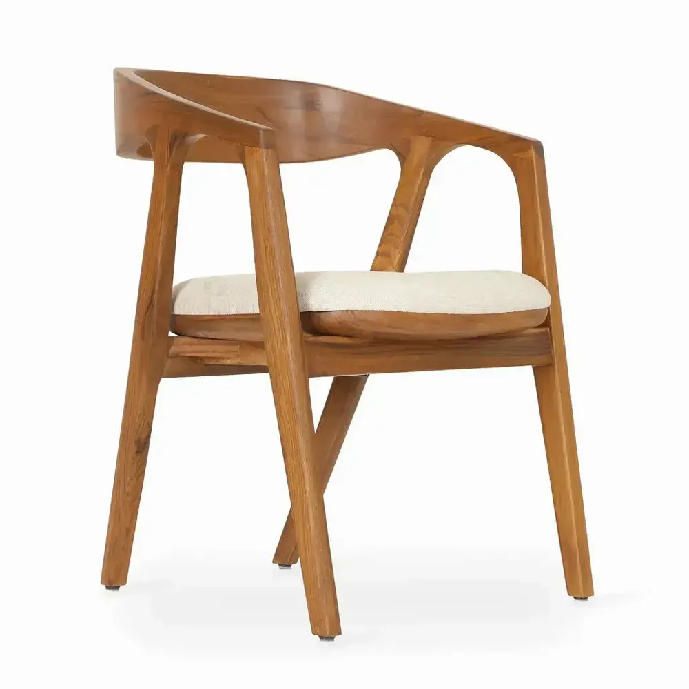 Chaises - Ince - Chaise de salle à manger en teck - ALANKARAM