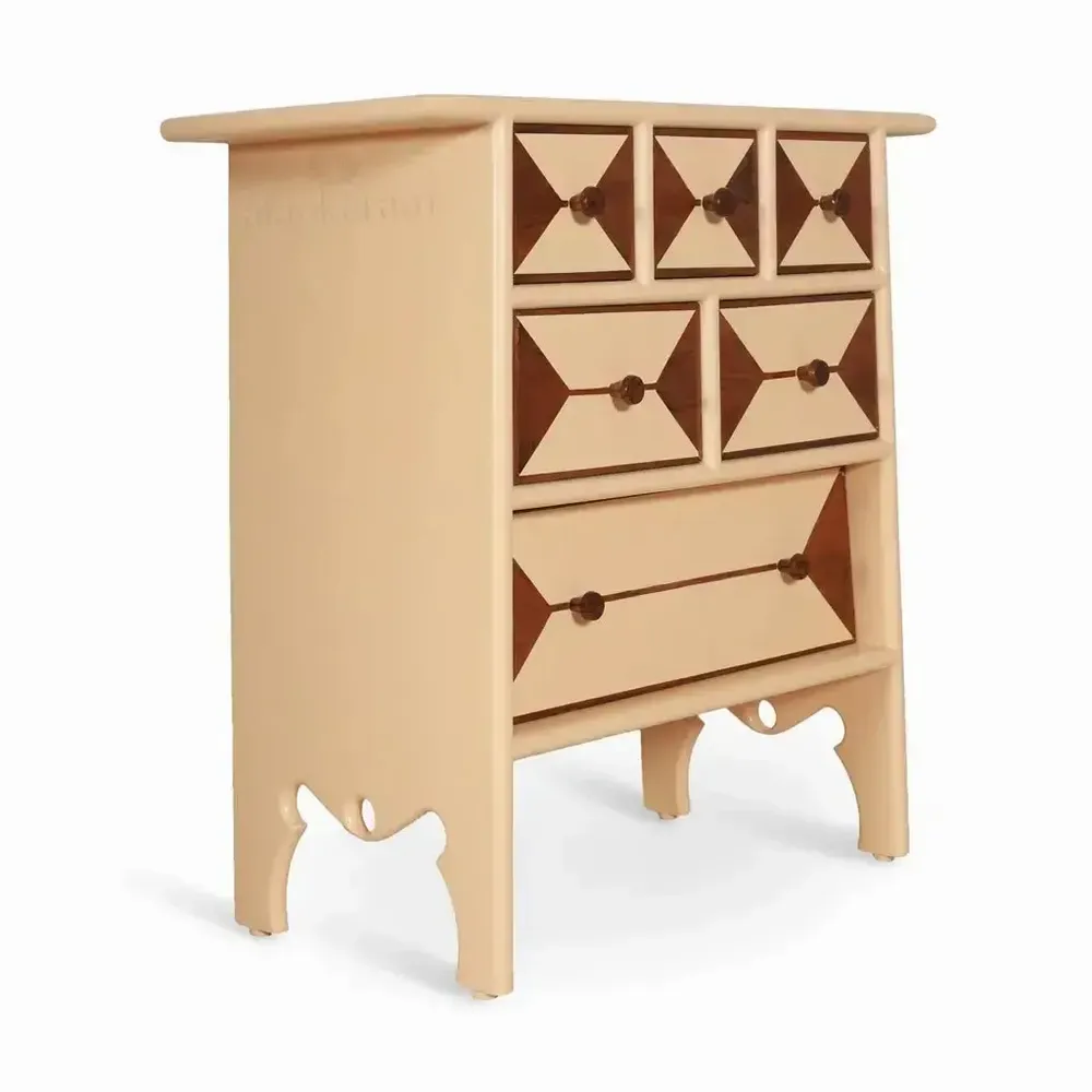 Commodes - Kanishta Daraj - Commode à tiroirs en teck (PU massif) - ALANKARAM