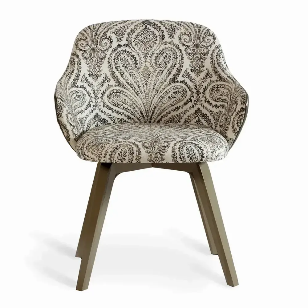 Chaises - Kisasa - Chaise de salle à manger en bois massif - ALANKARAM