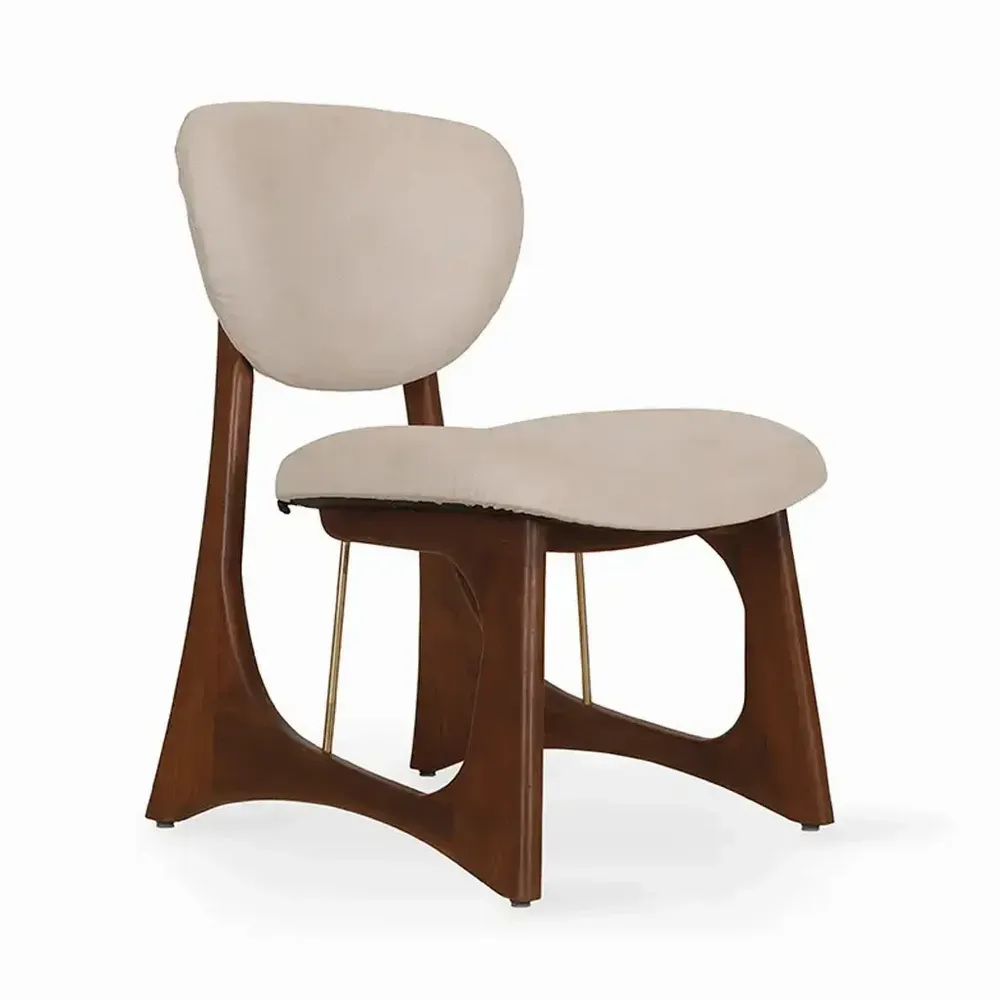 Chairs - Kivrik - Teakwood Dining Chair - ALANKARAM