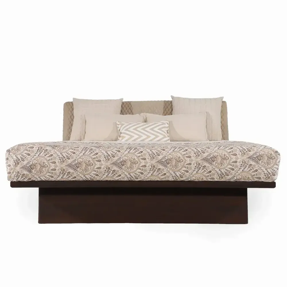 Lits - Koryto - Lit King Size en bois massif - ALANKARAM