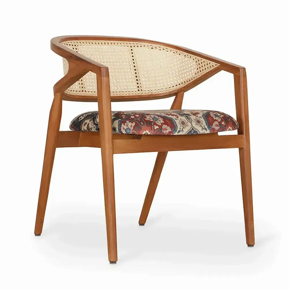 Chaises - Kusuka - Chaise de salle à manger en bois massif - ALANKARAM