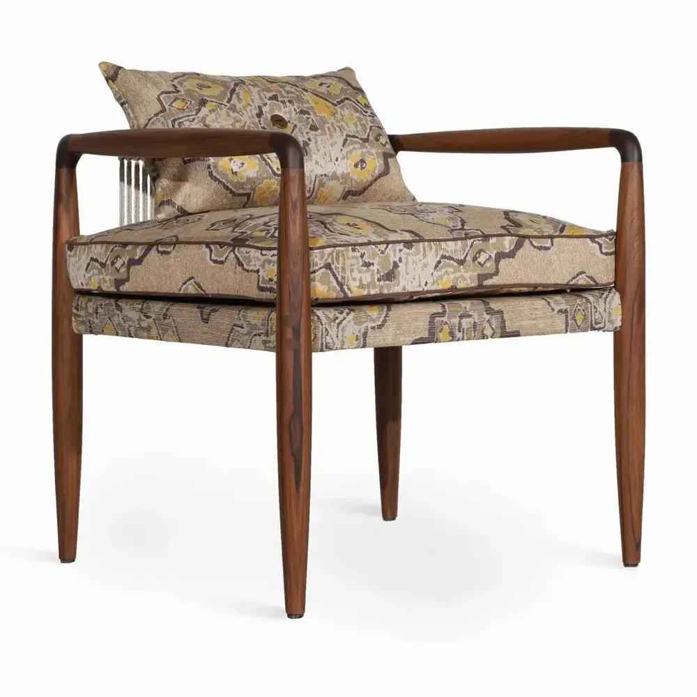 Chairs - Kutu Teakwood Lounge Chair - ALANKARAM