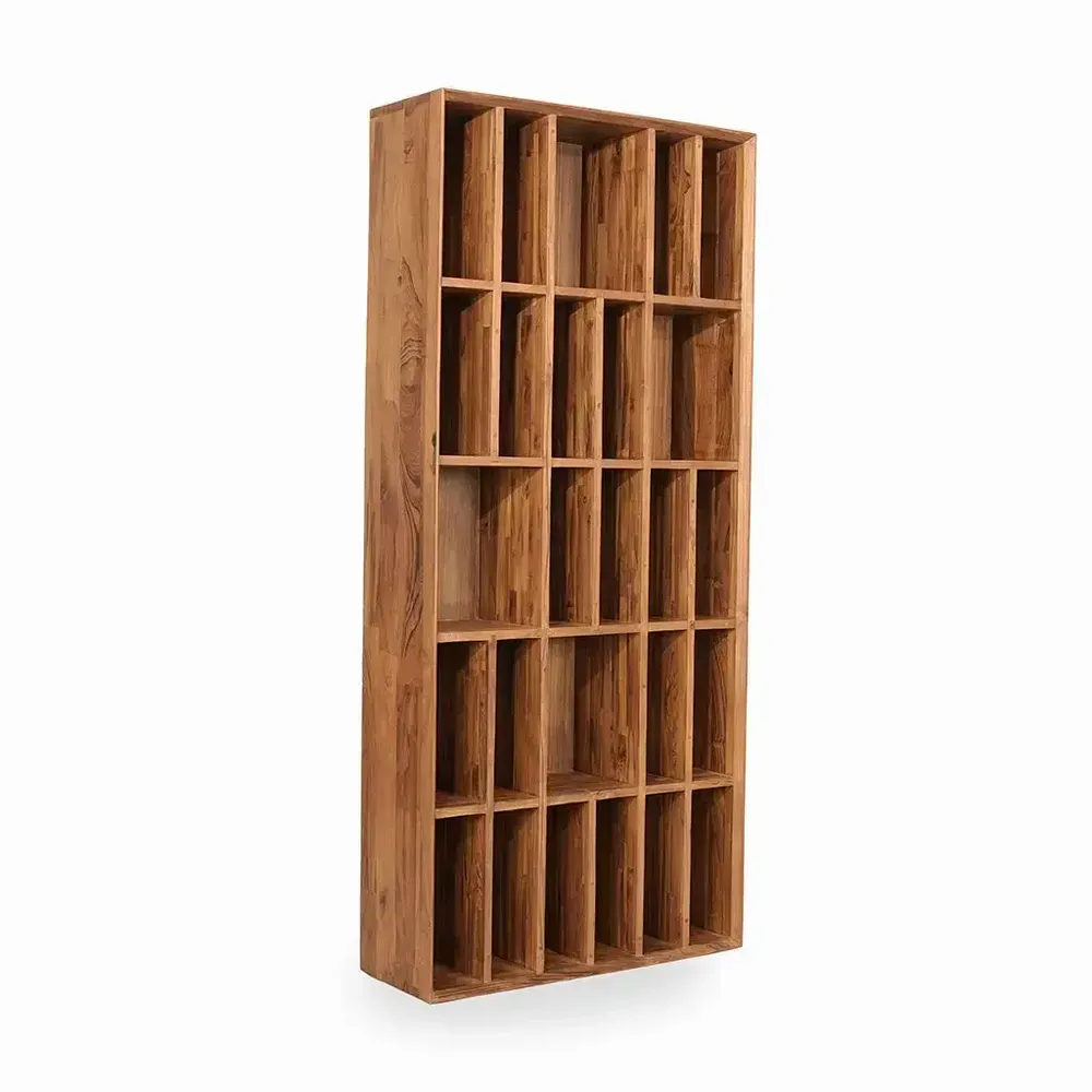 Bookshelves - Legado - Teakwood Wall Mounted Bookshelf - ALANKARAM