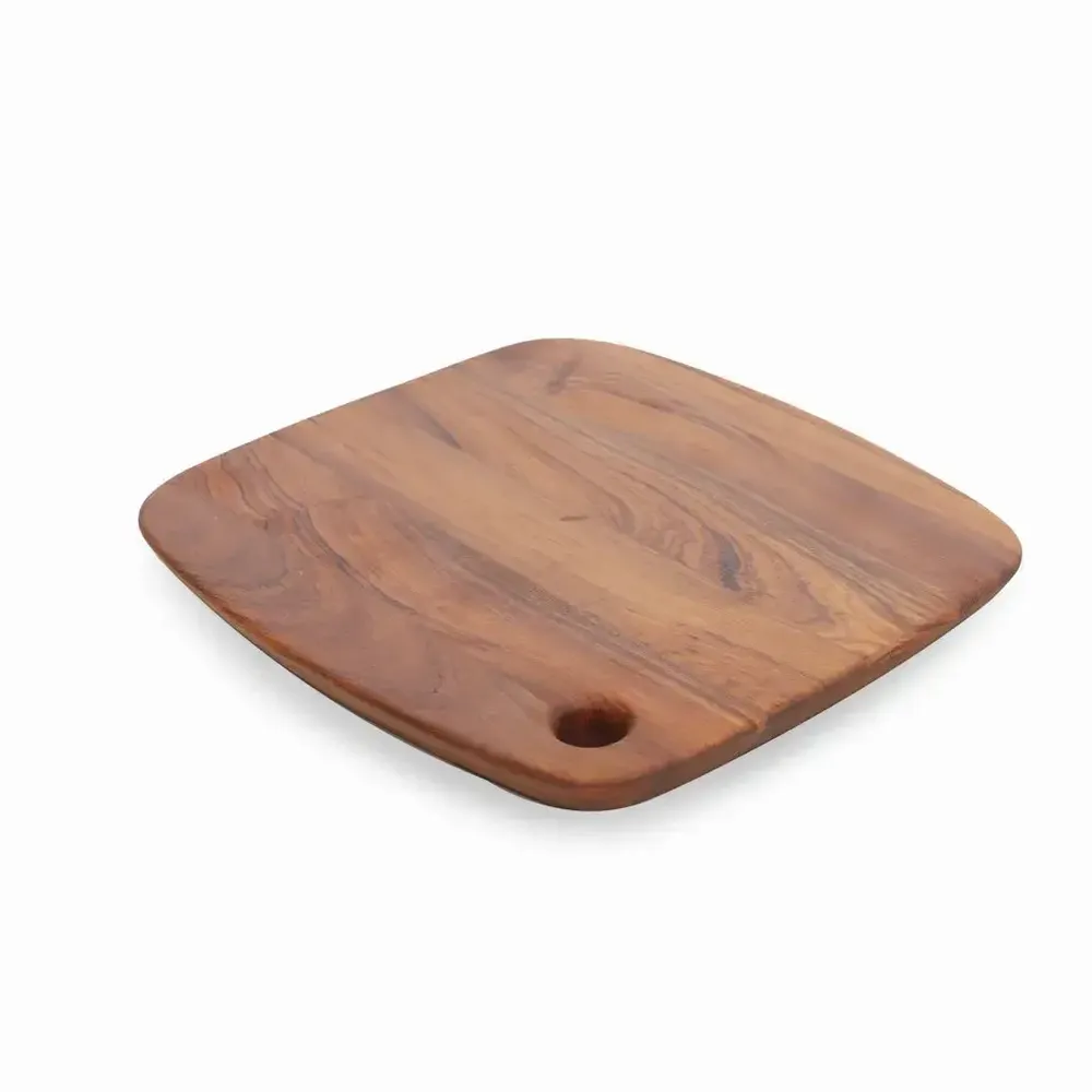Decorative objects - Loparik - Square Teakwood Chopping / Cheese Board - ALANKARAM