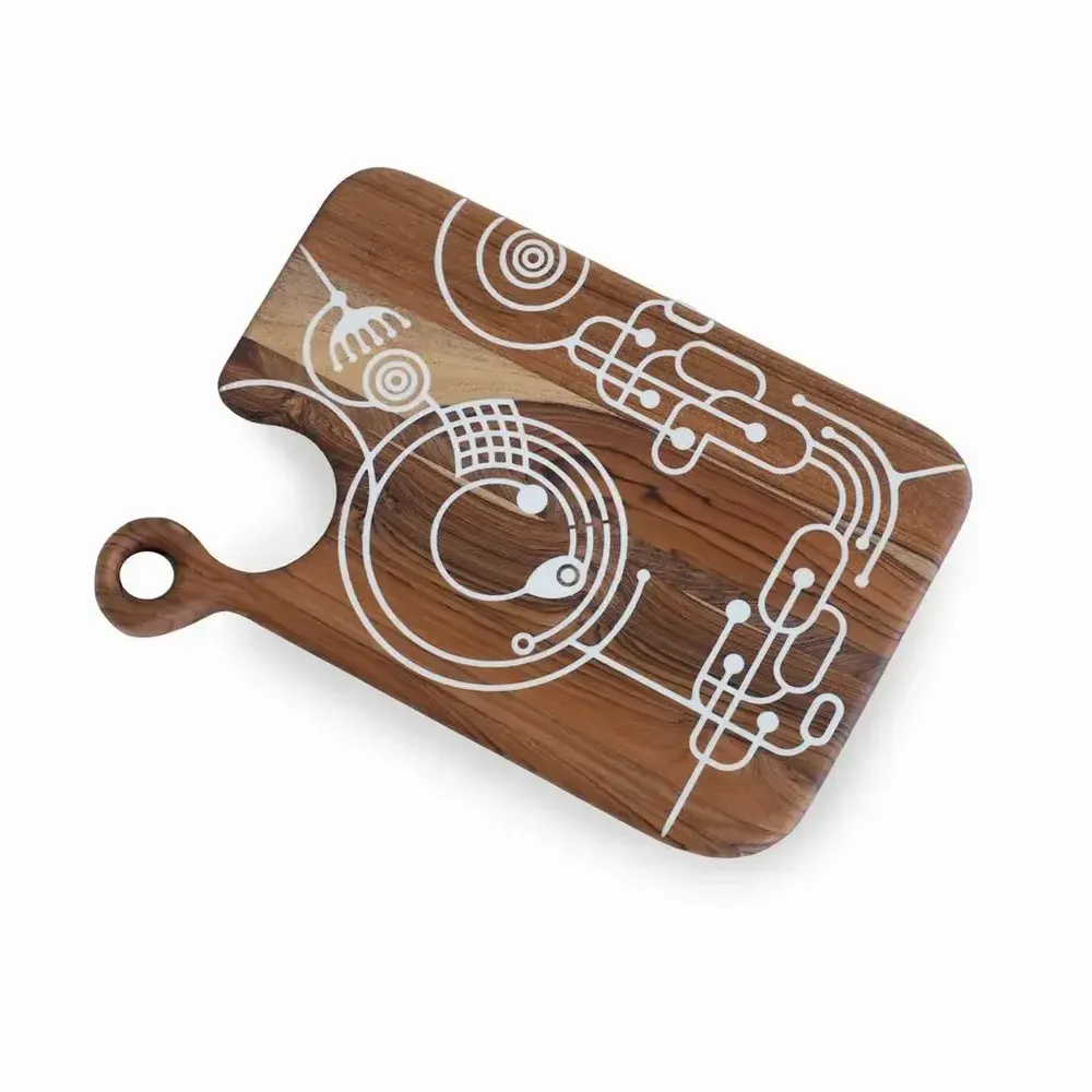 Decorative objects - Loparik - Teakwood Chopping / Cheese Board - ALANKARAM