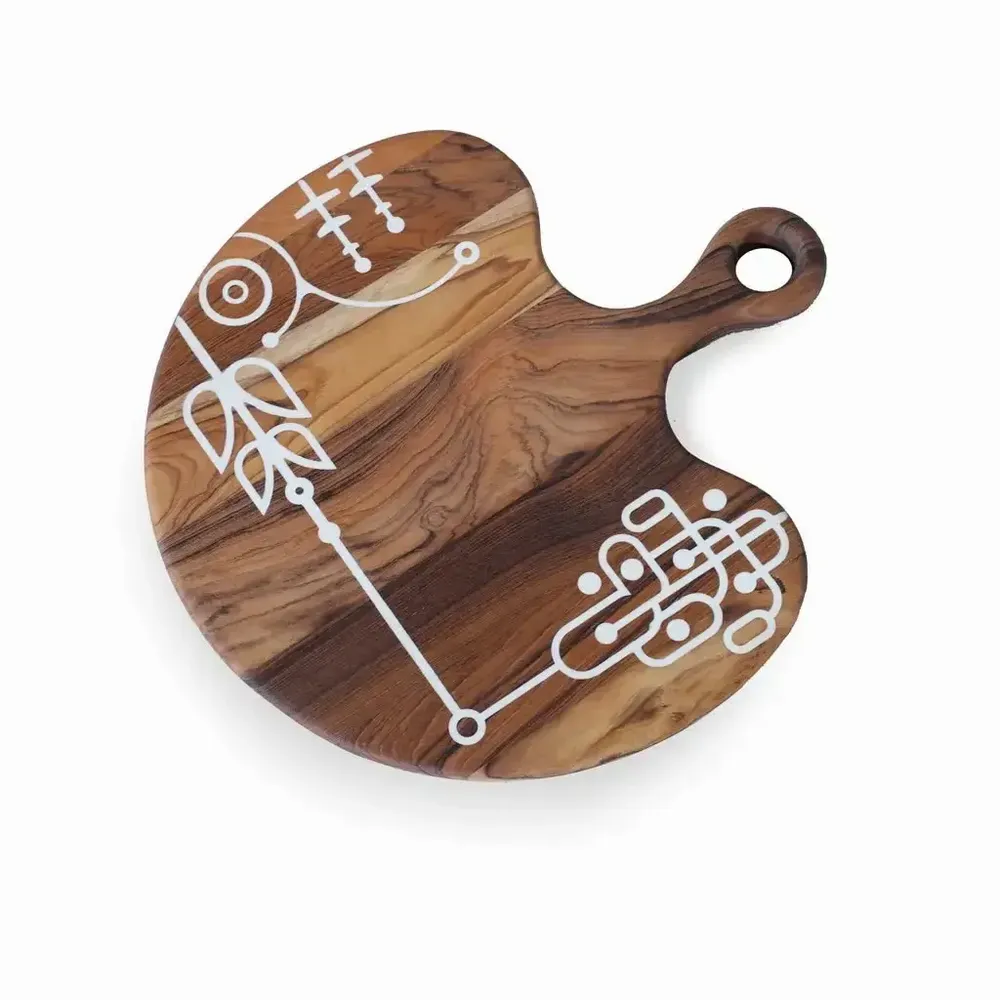 Objets de décoration - Loparik - Planche à découper/à fromage en teck - ALANKARAM