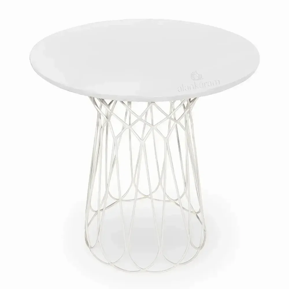 Autres tables  - Maama - Table de café ronde en bois massif - ALANKARAM