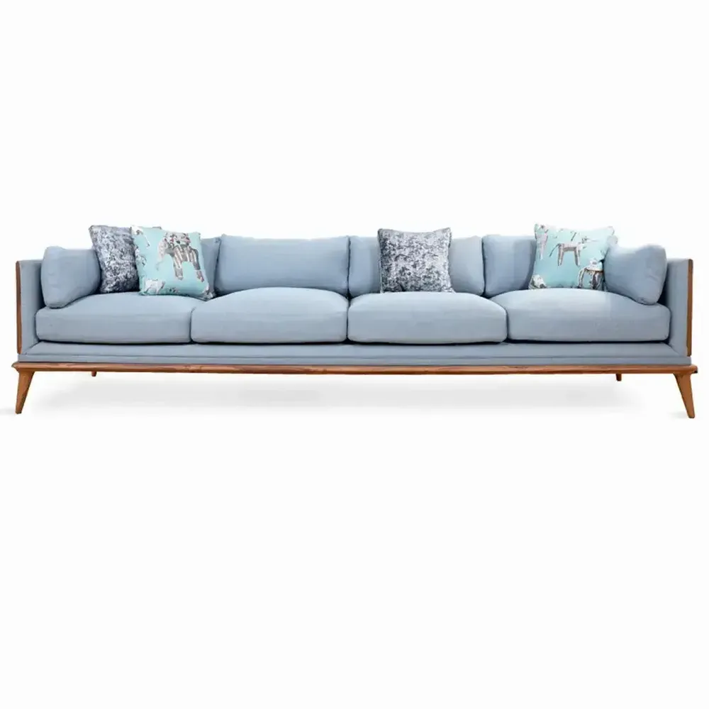 Canapés - Mysig - Canapé quatre places en teck - ALANKARAM