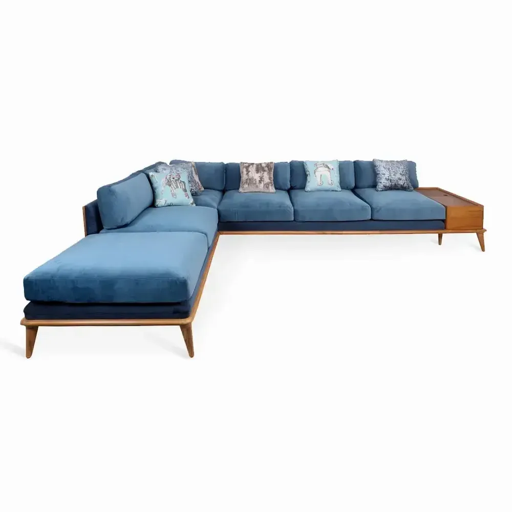 Canapés - Canapé six places Mysig en teck - ALANKARAM