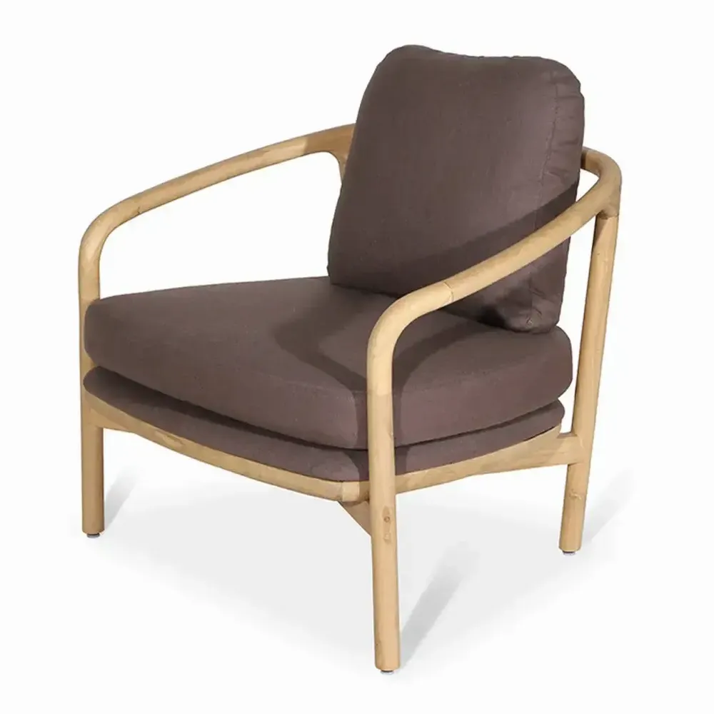 Chaises - Nofo - Fauteuil de salon en bois massif - ALANKARAM