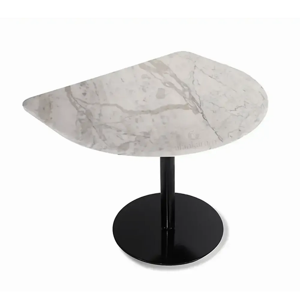 Other tables - Nusu - Cafe Table with Stone top - ALANKARAM