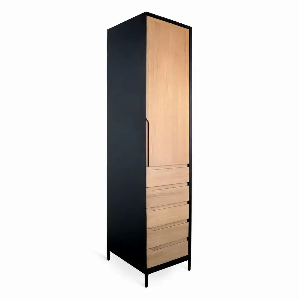Armoires - Armoire en bois massif Orman au look minimaliste - ALANKARAM