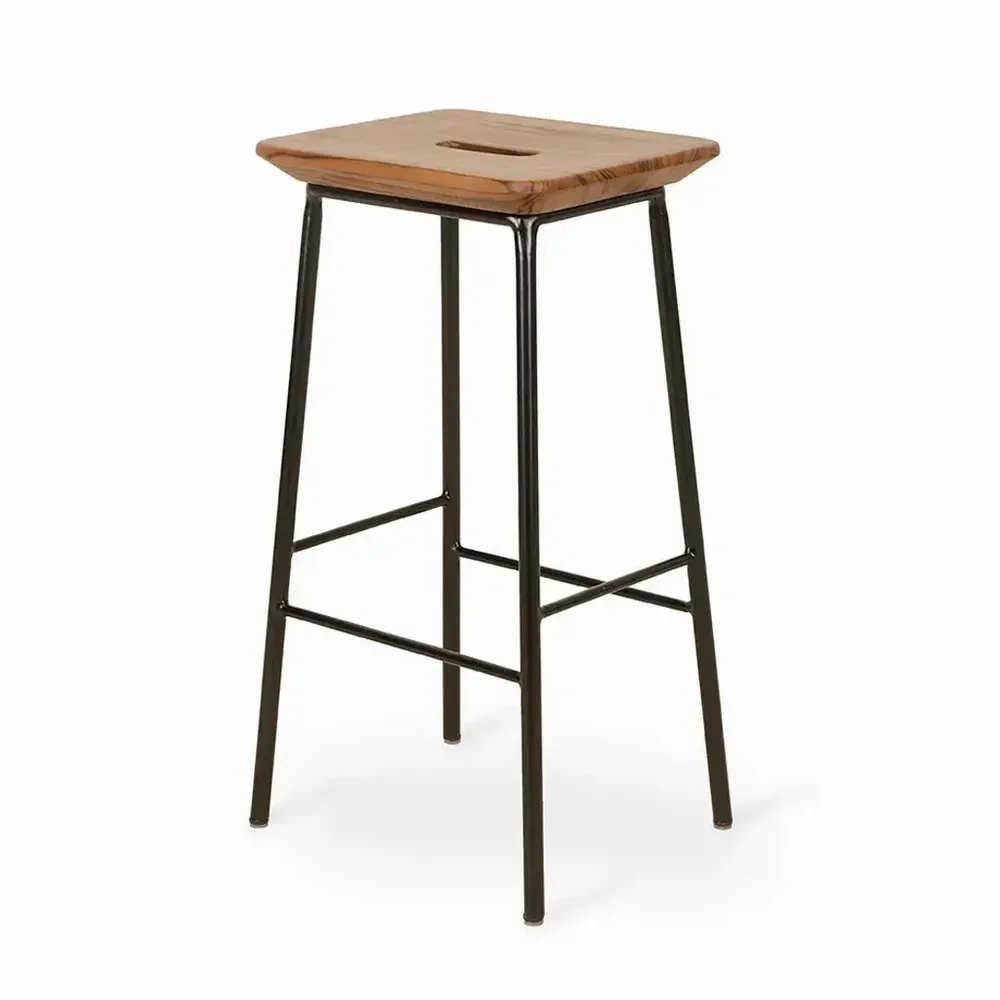 Chairs - Pluma Metal High / Bar Stool - ALANKARAM