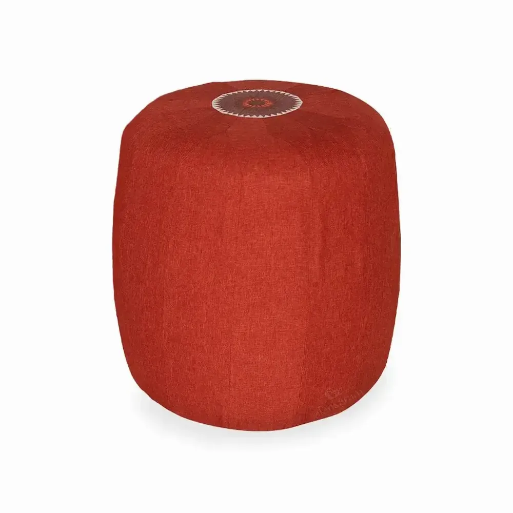 Poufs - Pouf - Ottoman rond - ALANKARAM