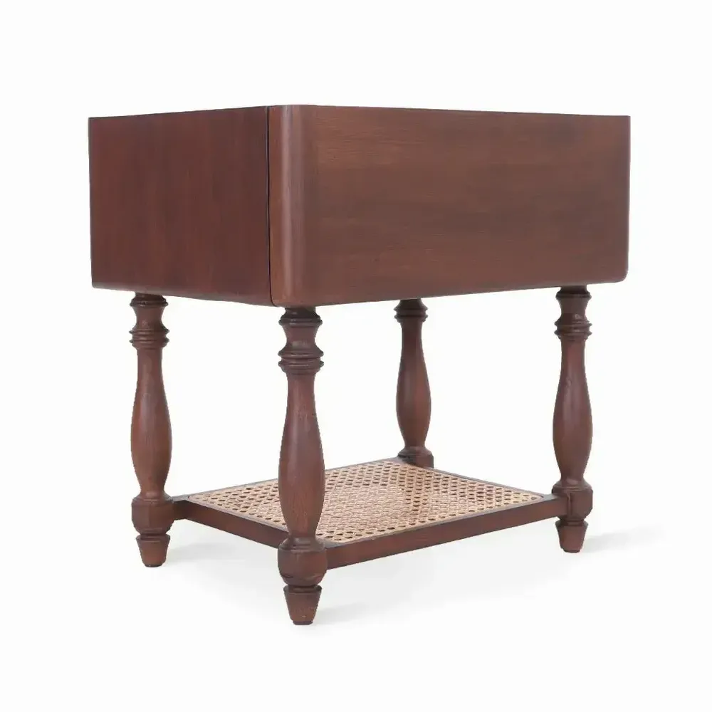 Night tables - Rafu - Solidwood Bedside Unit - ALANKARAM