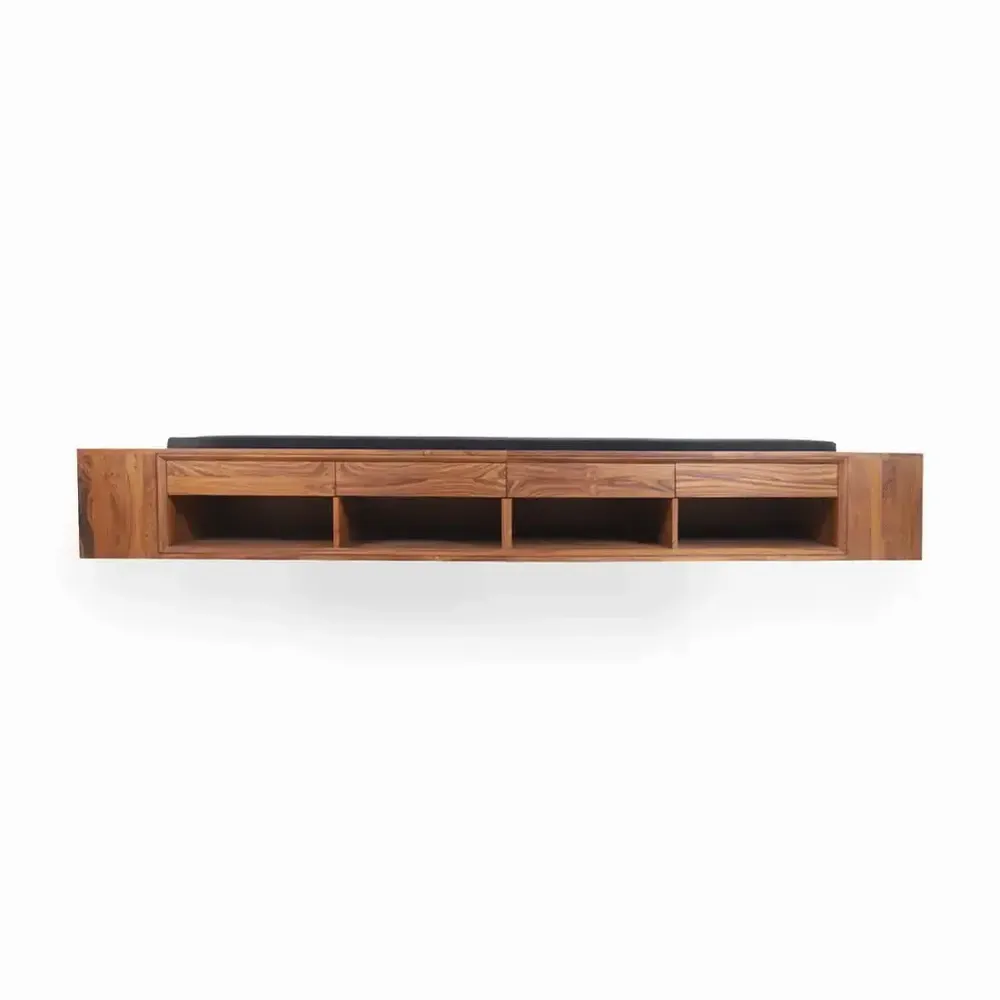 Bancs - Rimsa - Banc de rangement en teck - ALANKARAM