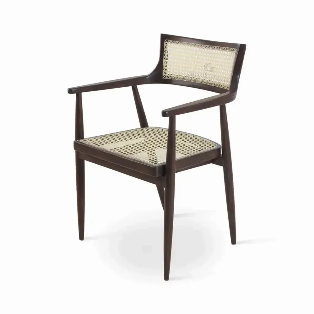 Chaises - Rottinki - Chaise de salle à manger en bois massif - ALANKARAM