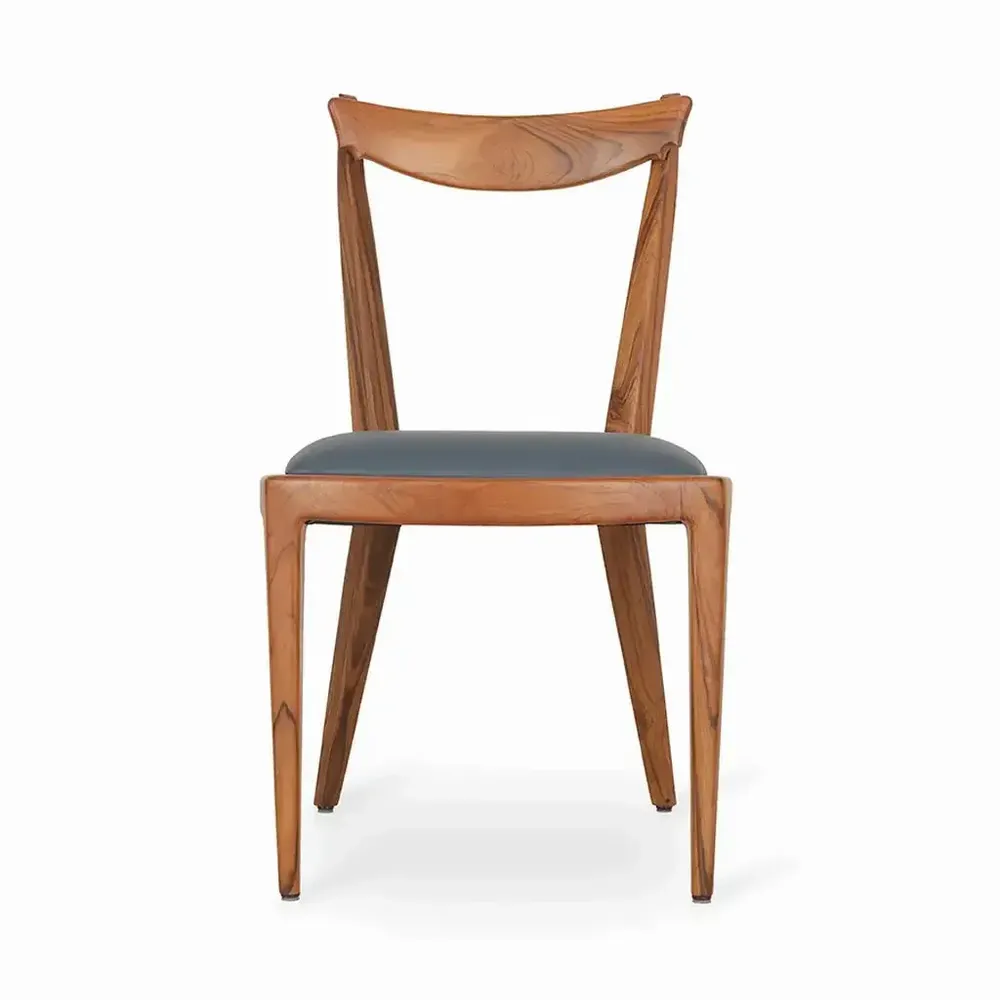 Chaises - Saru - Chaise de salle à manger en teck - ALANKARAM