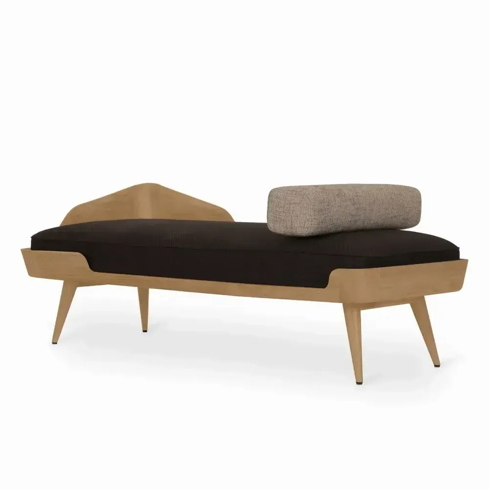 Canapés - Lit de repos / Diwan en bois massif Sohva - ALANKARAM