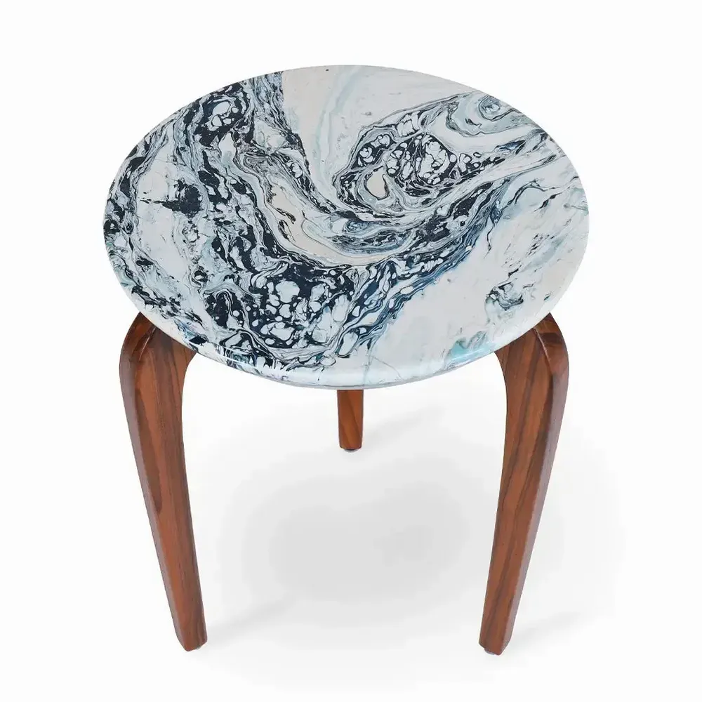 Autres tables  - Toha - Table d'appoint avec illustration - ALANKARAM