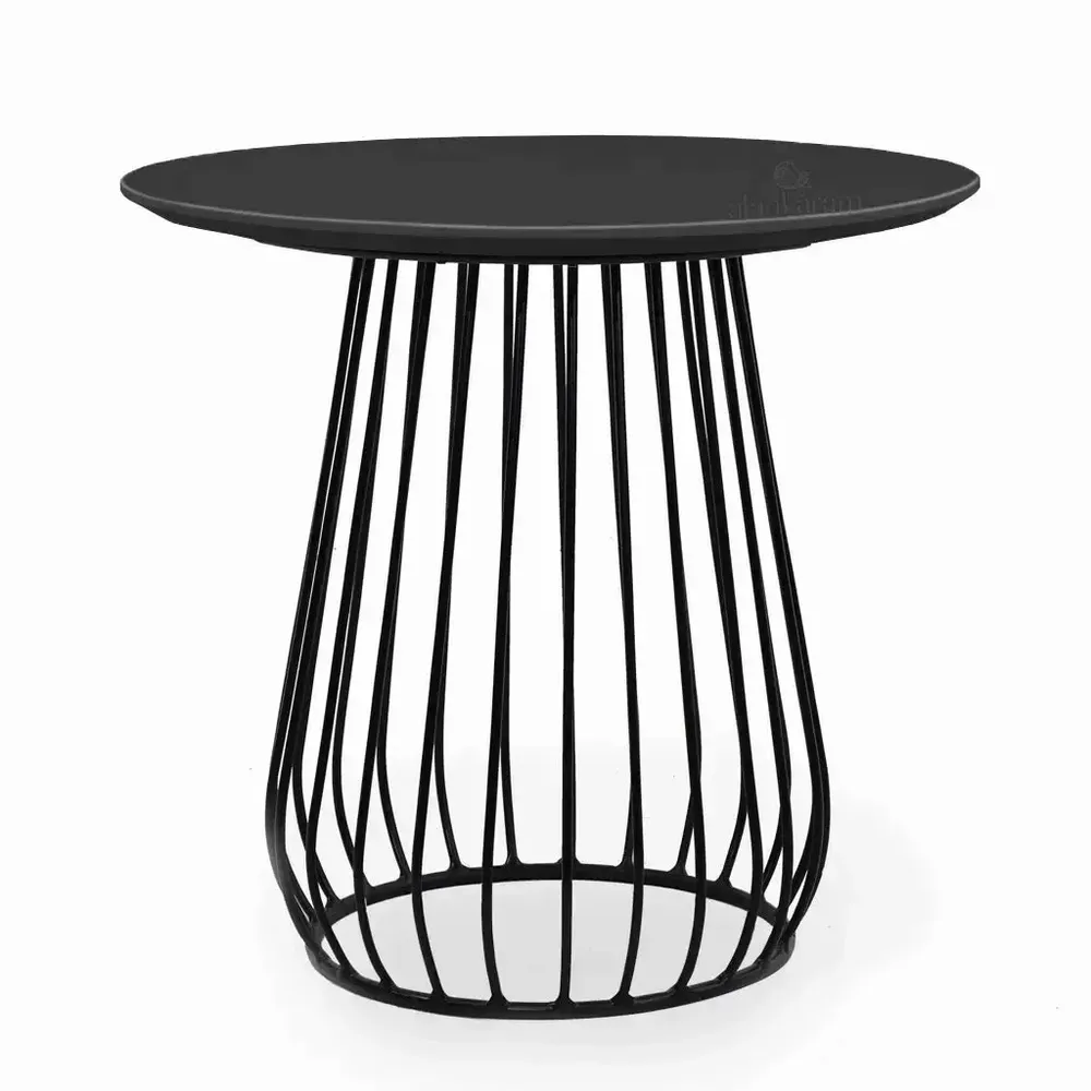 Other tables - Torino - Metal Table with Laminate Top - ALANKARAM