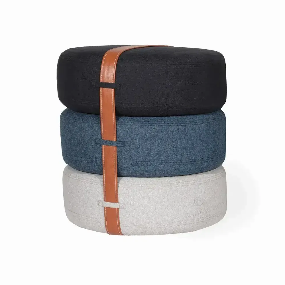 Poufs - Trio - Élégance empilée - ALANKARAM