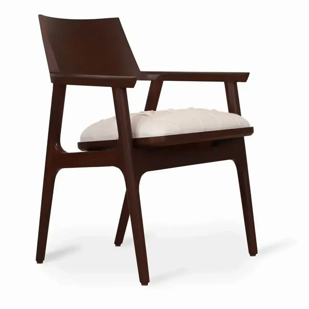 Chaises - Tuettu - Chaise de salle à manger en bois massif - ALANKARAM