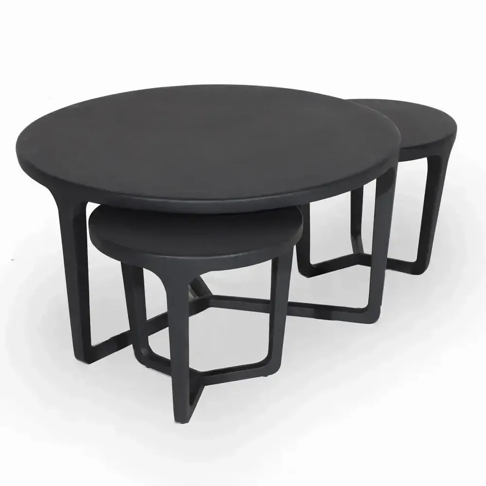 Other tables - Uchta - Center Table with Black Stain - ALANKARAM