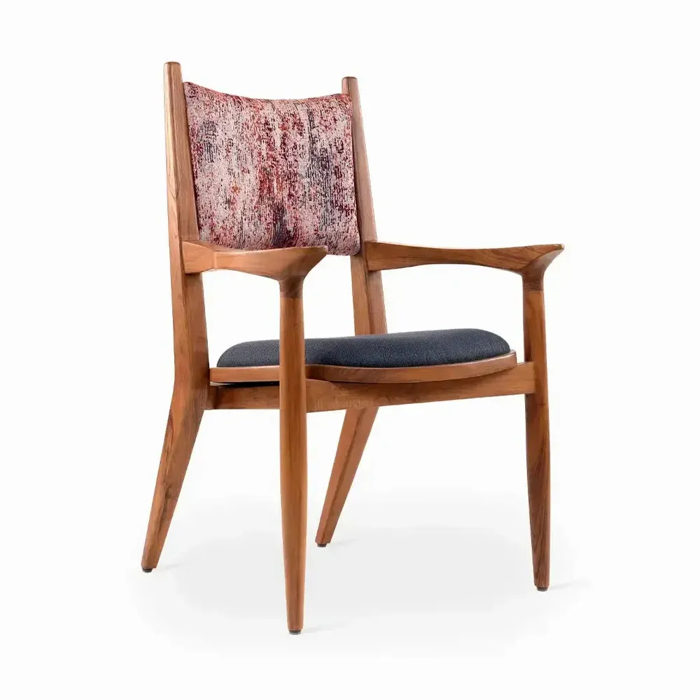 Chairs - Vinil - Dining Chair With Handrest - ALANKARAM