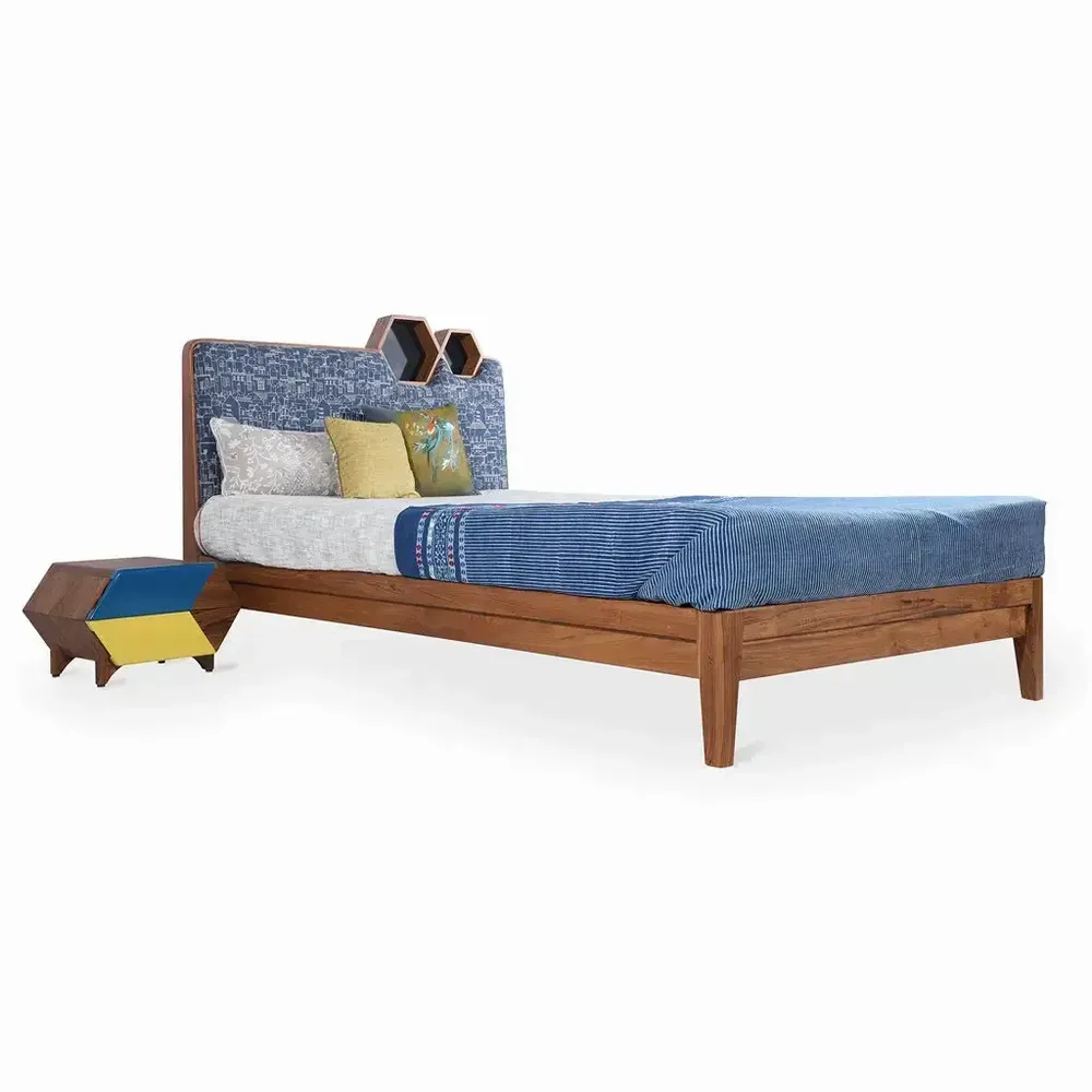 Beds - Xira - Queen Size Bed - ALANKARAM