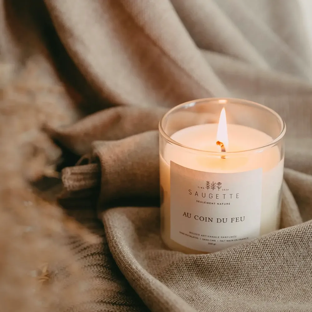 Gifts - By the fireside - Candle scented with natural soy wax - SAUGETTE