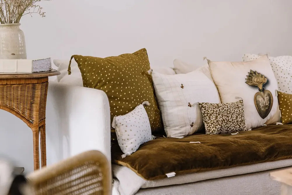 Fabric cushions - Coussin - BONCOEURS