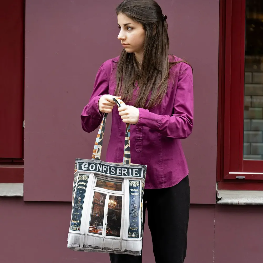 Homewear - Paris Confectionery tote bag - MARON BOUILLIE