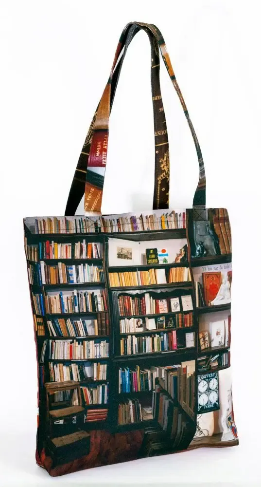 Homewear textile - Tote bag Paris Librairies - MARON BOUILLIE