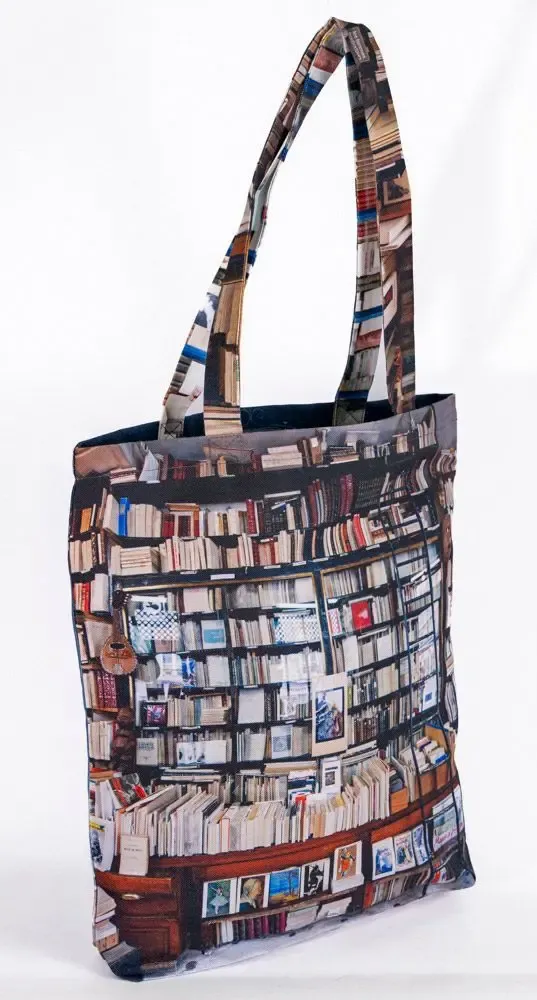 Homewear textile - Tote bag Paris Librairies - MARON BOUILLIE