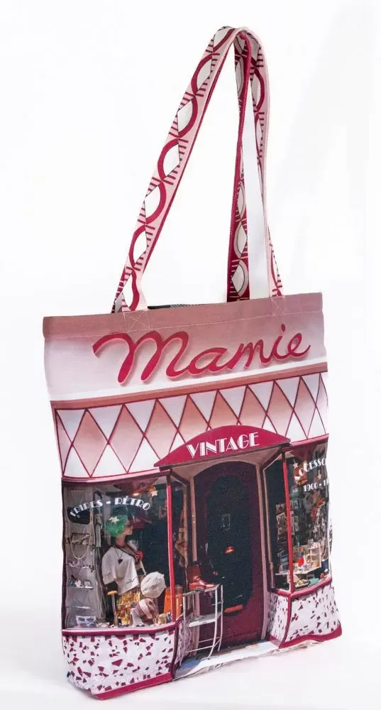 Homewear textile - Tote bag Paris Mode - MARON BOUILLIE