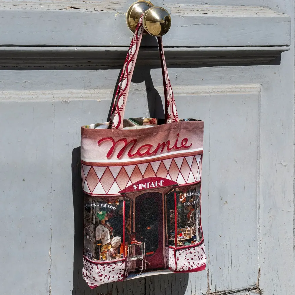Homewear textile - Tote bag Paris Mode - MARON BOUILLIE