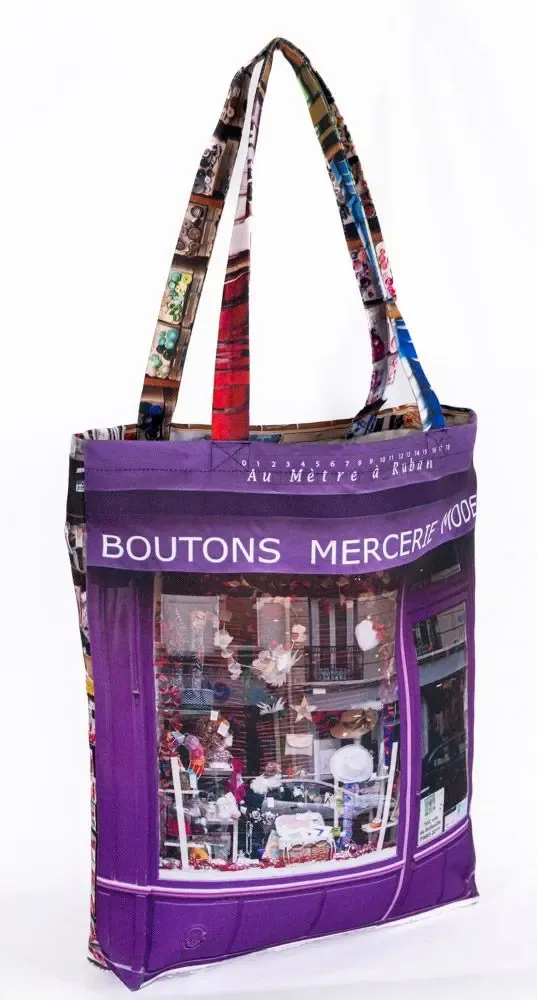 Homewear textile - Tote bag Paris Mode - MARON BOUILLIE